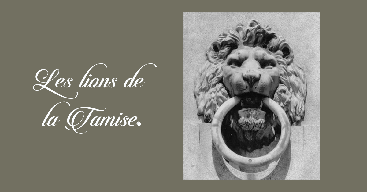 Les lions de la Tamise.