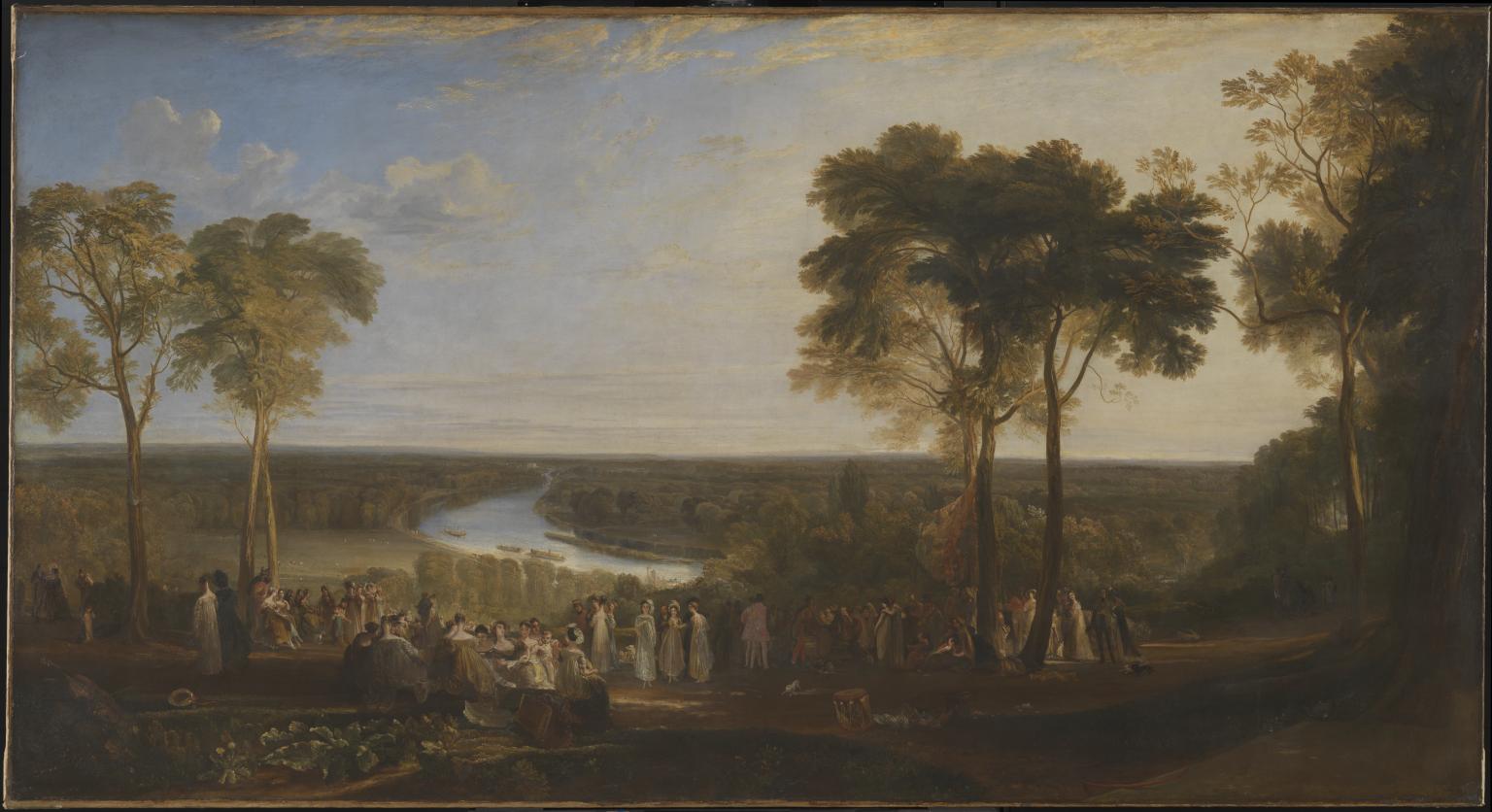 Richmond Hill on the Prince Regent's Birthday, 1819, William Turner