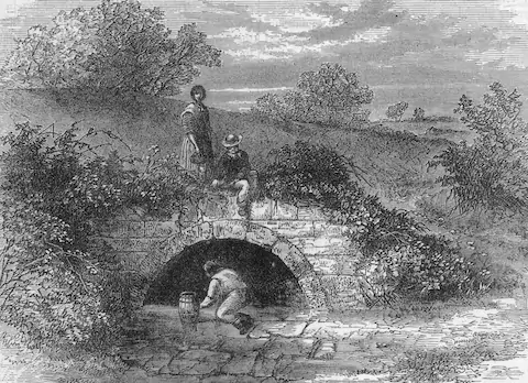 Shepherd s Well source de la rivière Tyburn Hampstead